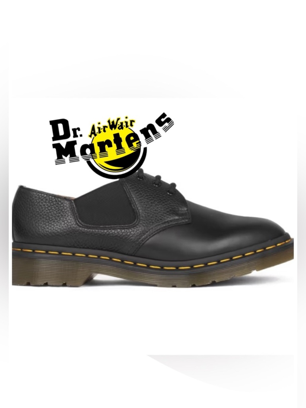 Dr. Martens Smith G UA Shoe Black Leather Oxford Men's US 8 UK 7 EU 41